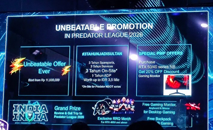 Promosi Selama Road to Asia Pacific Predator League 2026: Indonesian Series