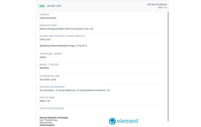 realme Smart Pen terbaru dukung Charging 2,5W