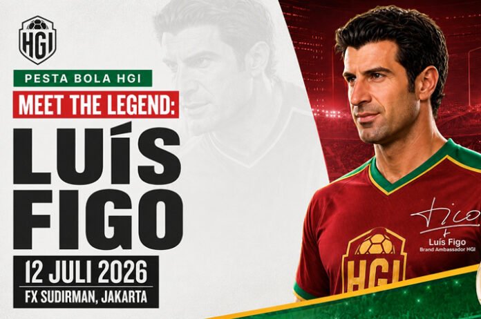 Luis Figo Siap Meriahkan Pesta Bola HGI 2026 di Jakarta