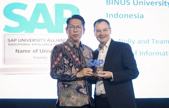 School of Information Systems BINUS Borong Tiga Penghargaan SAP APAC 2026
